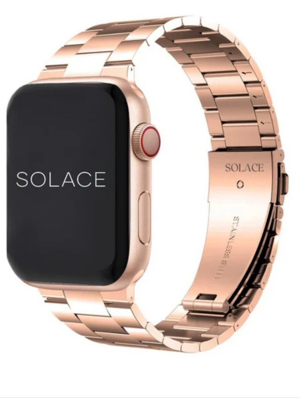 Solace Templar Metal for Apple Smart Watch Band - Rose Gold